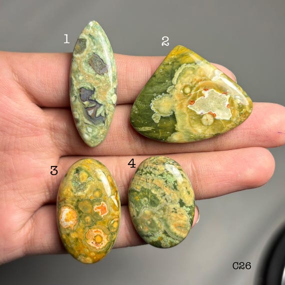 Rhyolite Top Grade Quality 100% Natural Rhyolite Gemstone Loose Gemstone For Making Jewelry C-26
