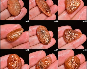 Ultimate Sunstone Top Grade Quality 100% Natural Sunstone Cabochon Loose Gemstone For Making Jewelry