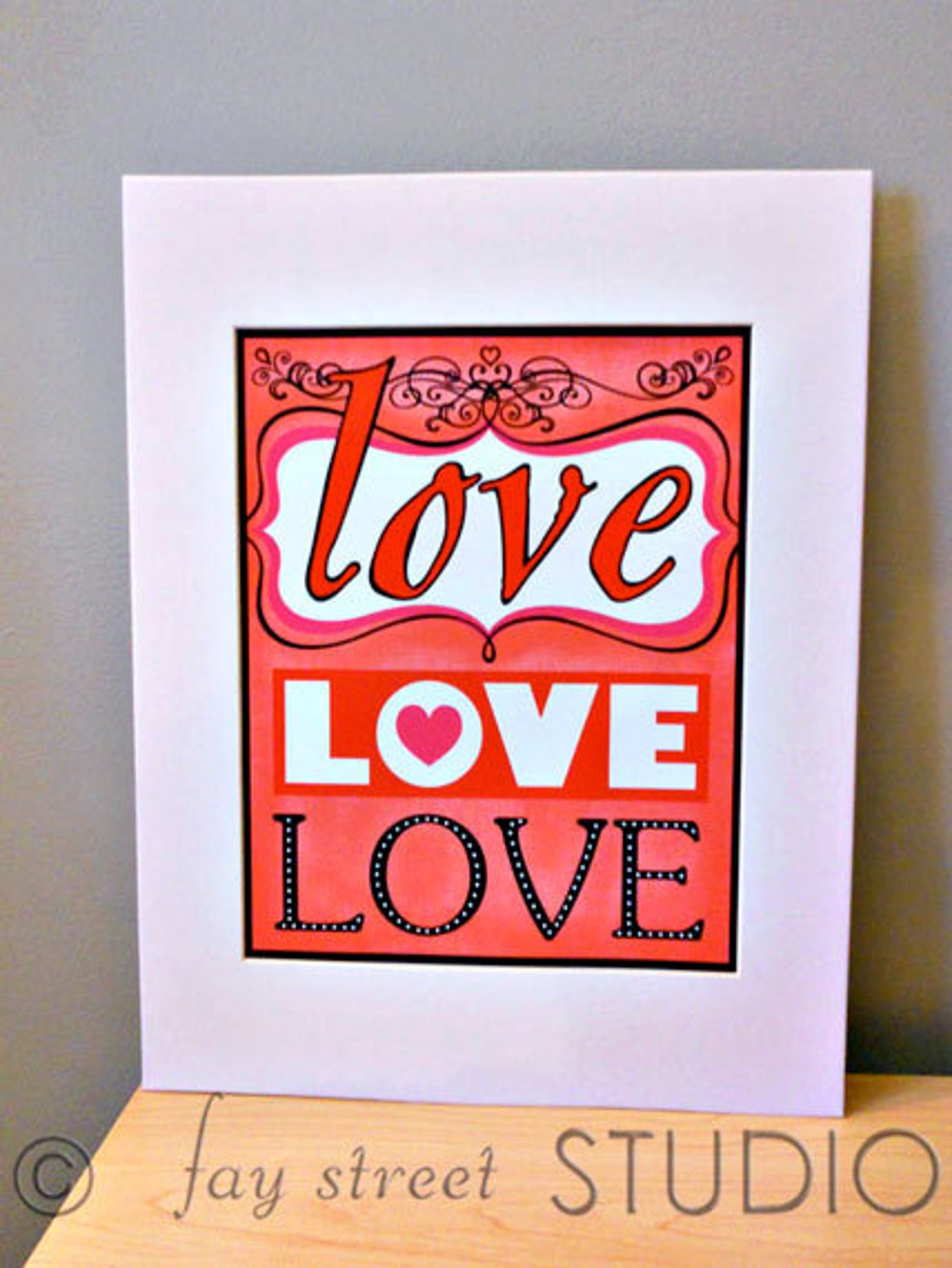 LOVE Art Print 8x10 - Etsy