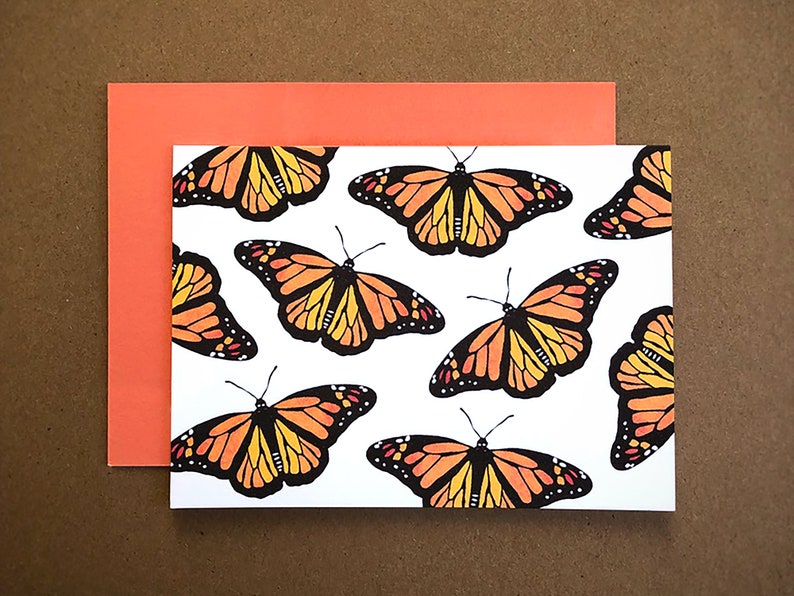 Butterfly Cards / Blank Butterfly Notes, 10-Count image 1