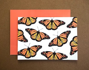 Butterfly Cards / Blank Butterfly Notes, 25-Count