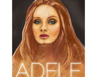 Adele Poster Art Print, 8x10