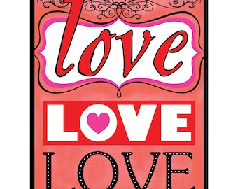 LOVE Art Print, 8x10