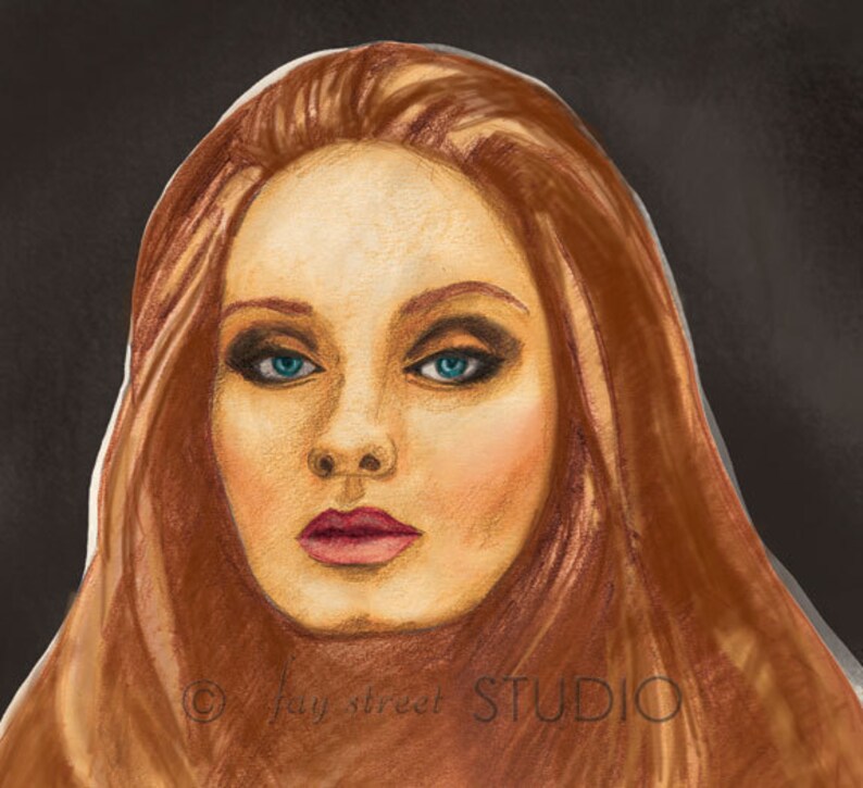 Adele Poster Art Print, 8x10 image 2