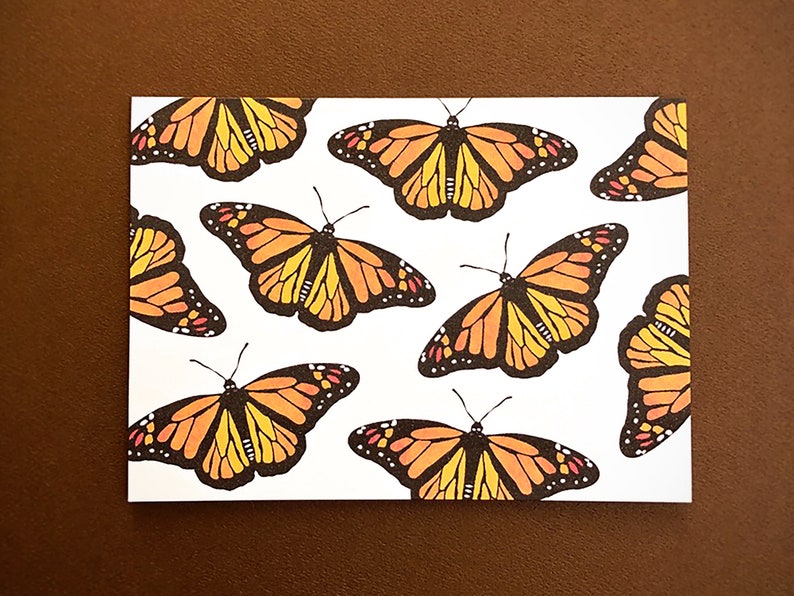 Butterfly Cards / Blank Butterfly Notes, 10-Count image 3