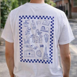 T-shirt personnalisé 100% coton | Illustration vectorielle | Cadeau personnalisé