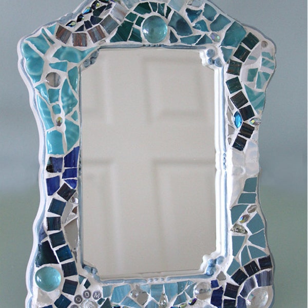 Custom-Made Mosaic Mirror