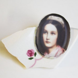 Vintage China Pin - Emily