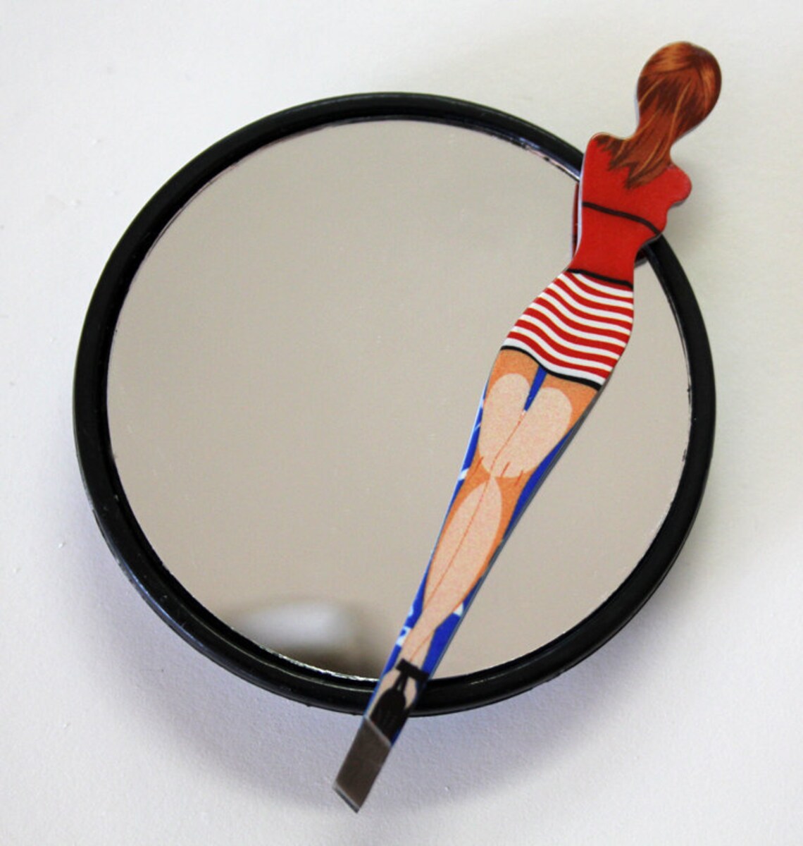 Girly Tweezer & Mosaic Mirror Set Etsy