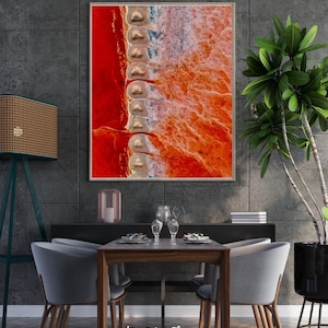 Hutt Lagoon Photograph: Abstract Coast Wall Art (Digital Download JPEG File