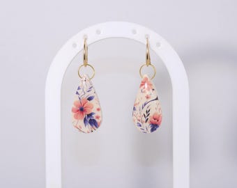 Pendientes de arcilla polimérica / Coleção de Selos
