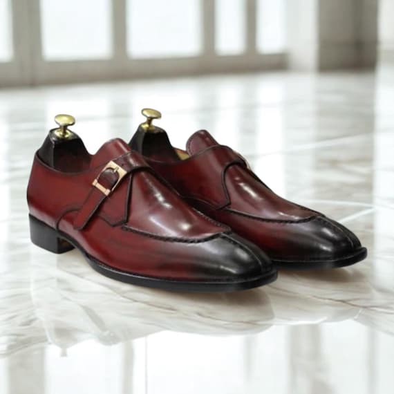 burgundy italian dress shoes Zelli Italia James Italian Calfskin Mens Burgundy Oxfords Cap Toe Shoe