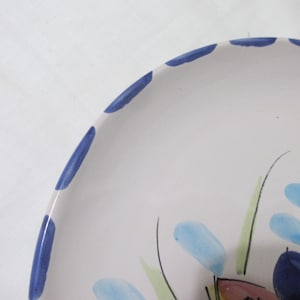 Vintage Italian Pottery Round FISH Wall Plate Made in Italy for Vietri bild 4