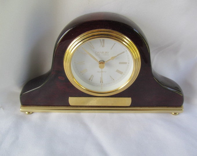 Danbury Quartz Mantel Desk Clock German Movement Time Has Made Us
