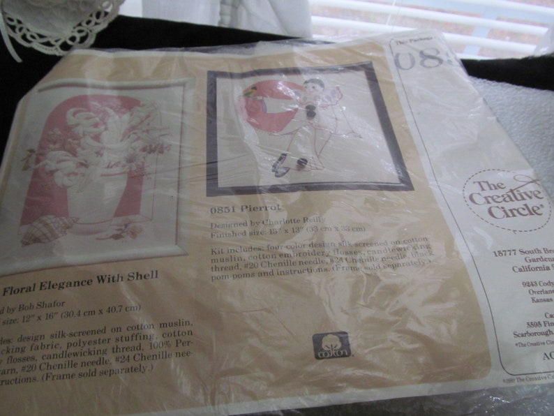 The Creative Circle Floral Elegance with Shell Kit Candlewicking