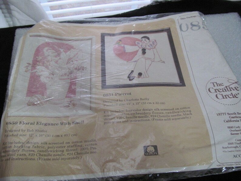 The Creative Circle Floral Elegance with Shell Kit Candlewicking