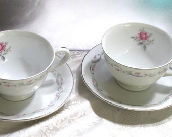 Vtg. Coalport Bone China Tea Set, Cup and Saucer, Made in Vtg. Coalport Bone China Tea Set, Cup and Saucer, Made in