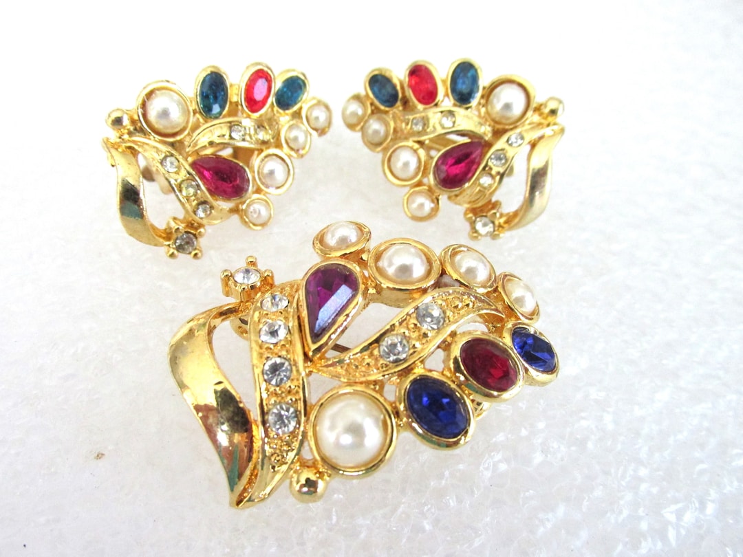 Parure De Bijoux En Nacre Multicolore - Fermoir Métal Coulissant Argenté Réglable - Neuf Avec étiquettes