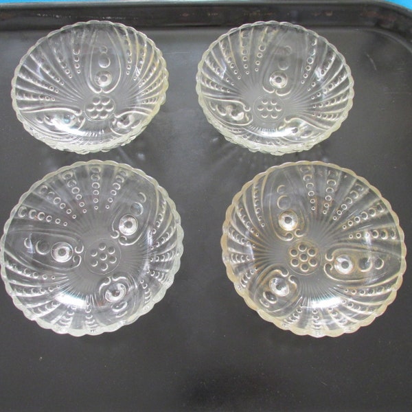 Vintage Glass Dishes Etsy