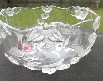 Mikasa Vintage Blossomtime Decorative Glass Bowl