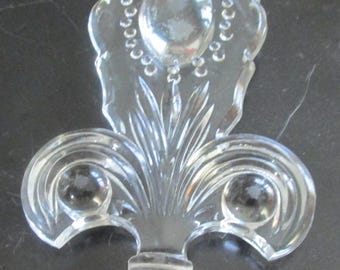 Vintage L. E. Smith Fleur de Lis Perfume Bottle Stopper
