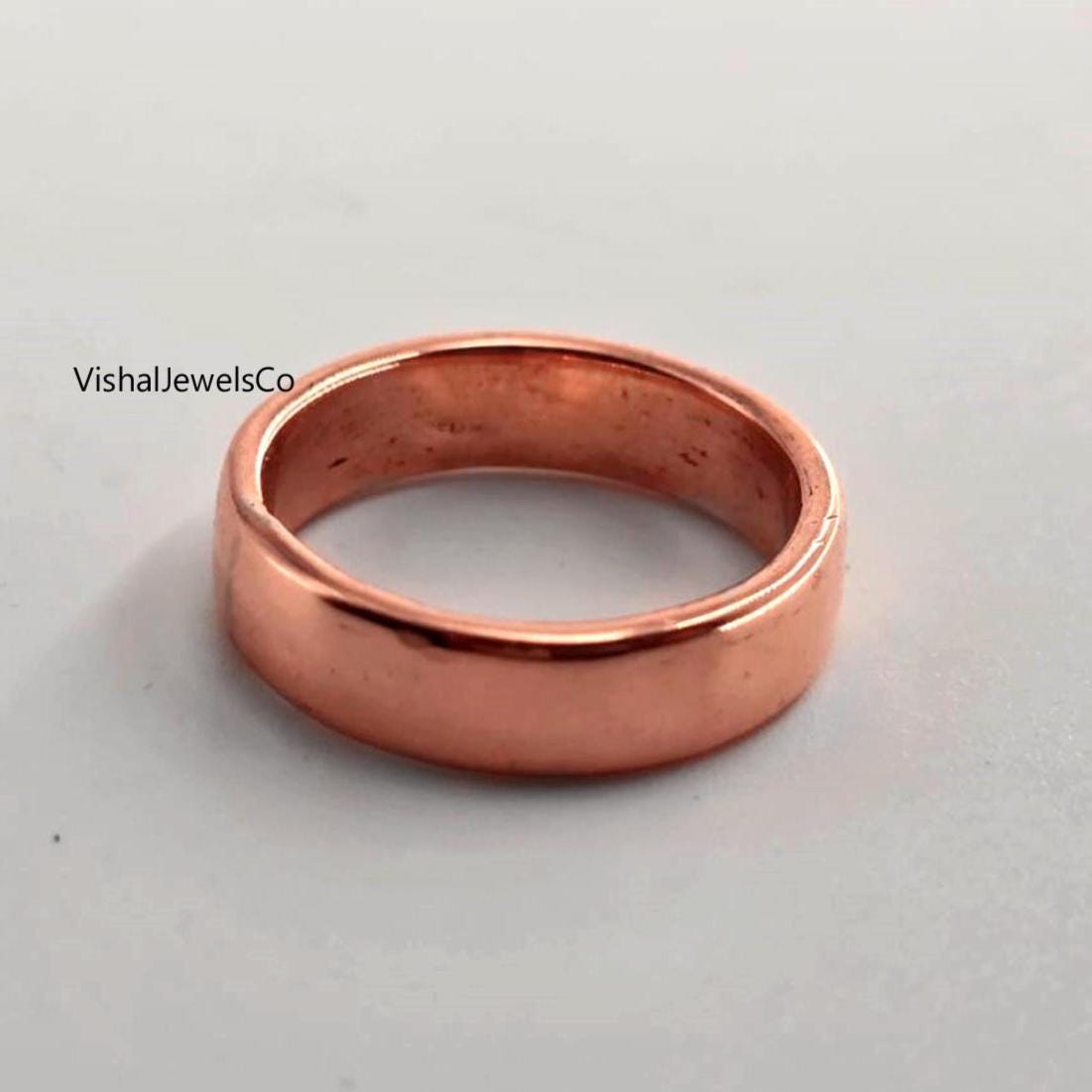 Soft Copper Rings Solid 100% Copper Ring | Pure Copper Unisex Band - Etsy