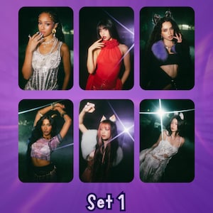 Katseye Monster High Photocard Sets | Merch Girl Group Photocard Lomocard Manon Sophia Daniela Lara Megan Yoonchae Beautiful Chaos