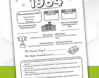 1964 Trivia Game
