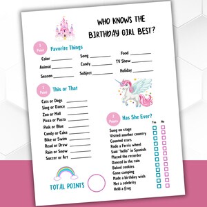 Wer kennt das Birthday Girl besser? - Einhorn