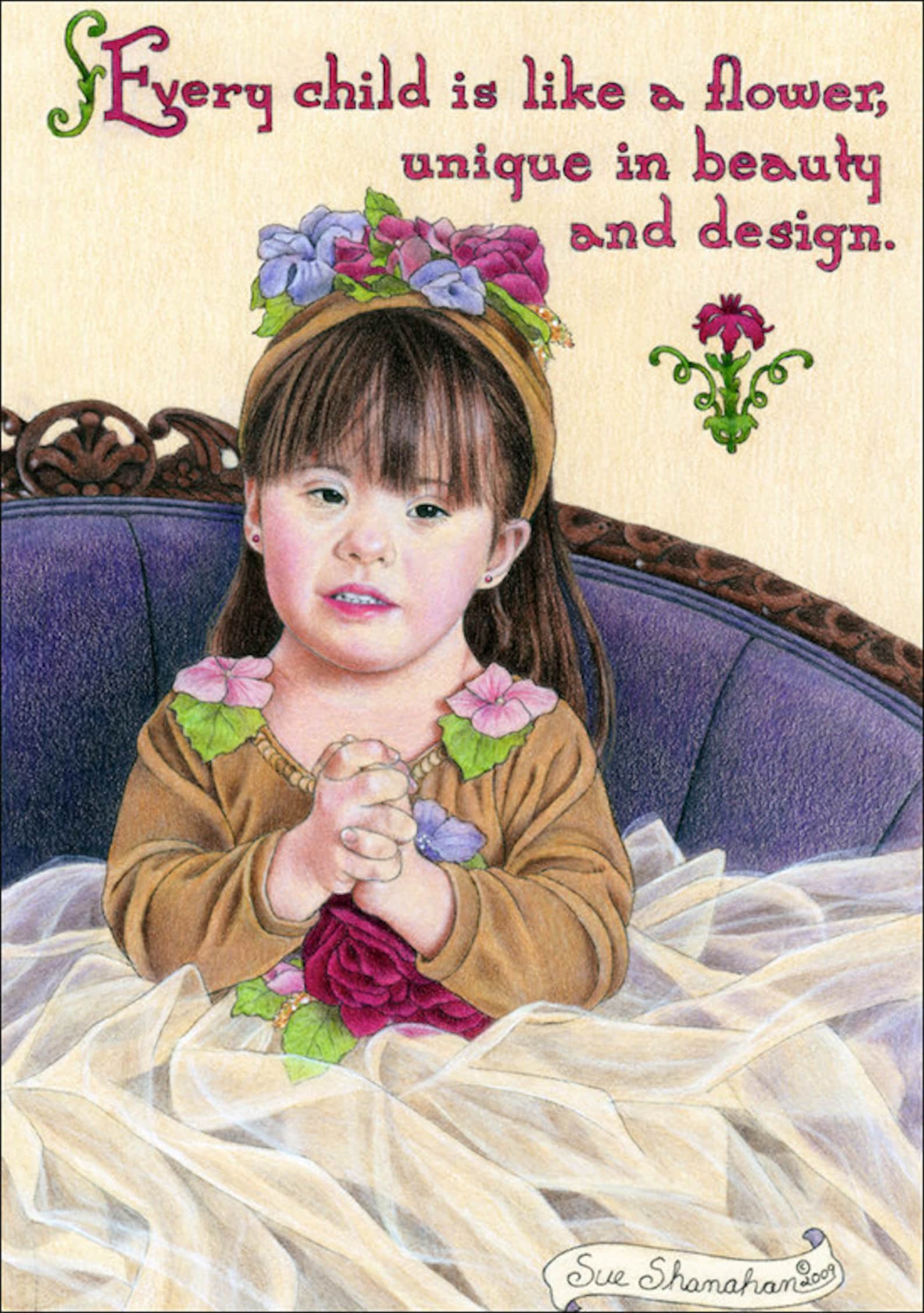 Every Child is Like A Flower 8x10 Print Etsy