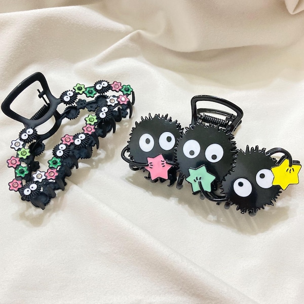 Japan movie Susuwatari Game, Animation, Comic Hair Clip Hair Accessories