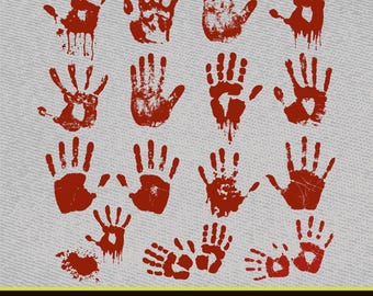 Bloody Hands Svg Halloween Bloody Hand Prints Halloween Svg Blood Splatter Svg Blood Spots Svg Bloody Hand Print Svg Dripping Blood Svg