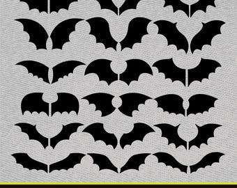 Halloween Bats Svg Bats Wings Svg Dragon Wings Bat Silhouette Vampire Bat Svg Bats Svg For Cricut Bats Svg Cute Files Angel Wings Svg