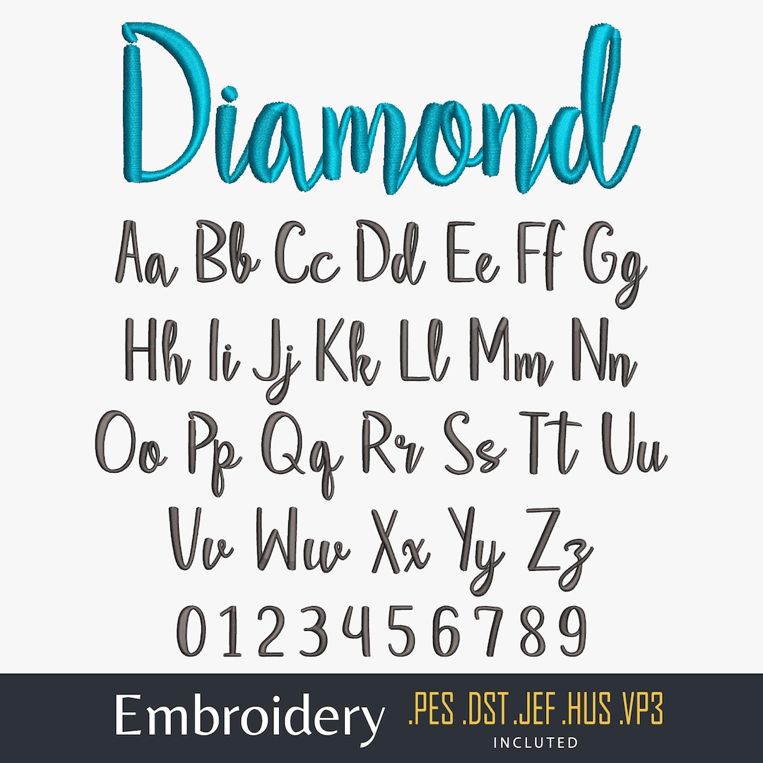 Embroidery Font Embroidery Letters Machine Embroidery Fonts Embroidery ...