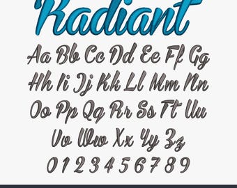 Embroidery Font BX Machine Embroidery Font Embroidery Cursive Font Embroidery Font Designs Embroidery Alphabet BX Pes Hus Jef Dst Vp3