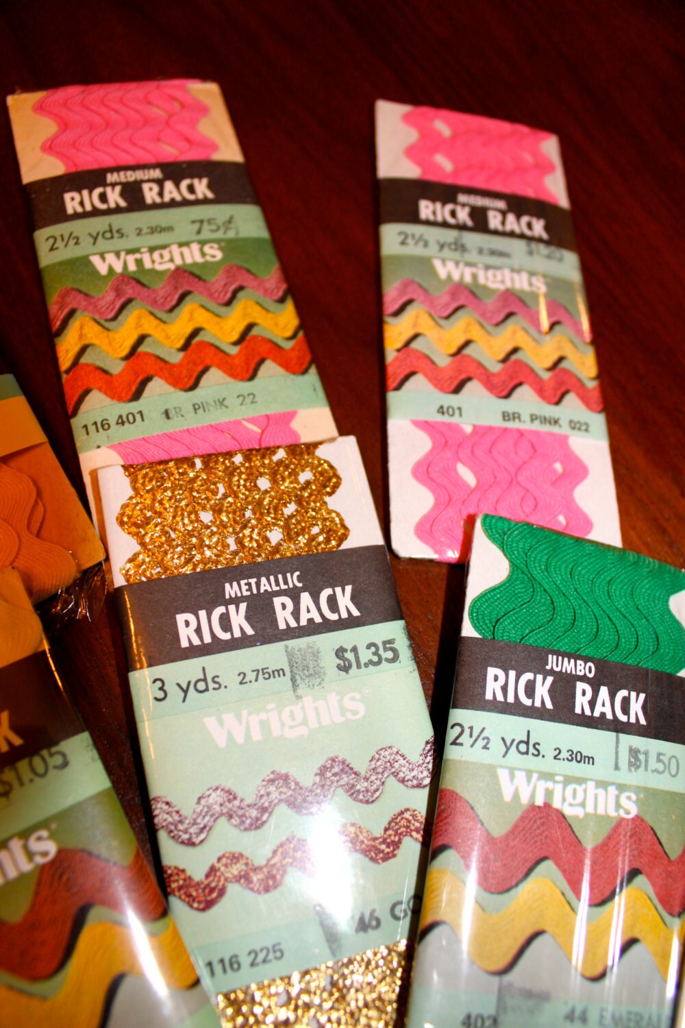 Lot of 14 Vintage Wrights Rick Rack Trim Bias Sewing Craft Etsy