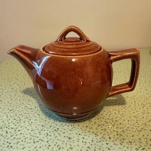 Vintage McCoy Pottery Mini Tea Pot Tea Midcentury 1940s FREE SHIPPING