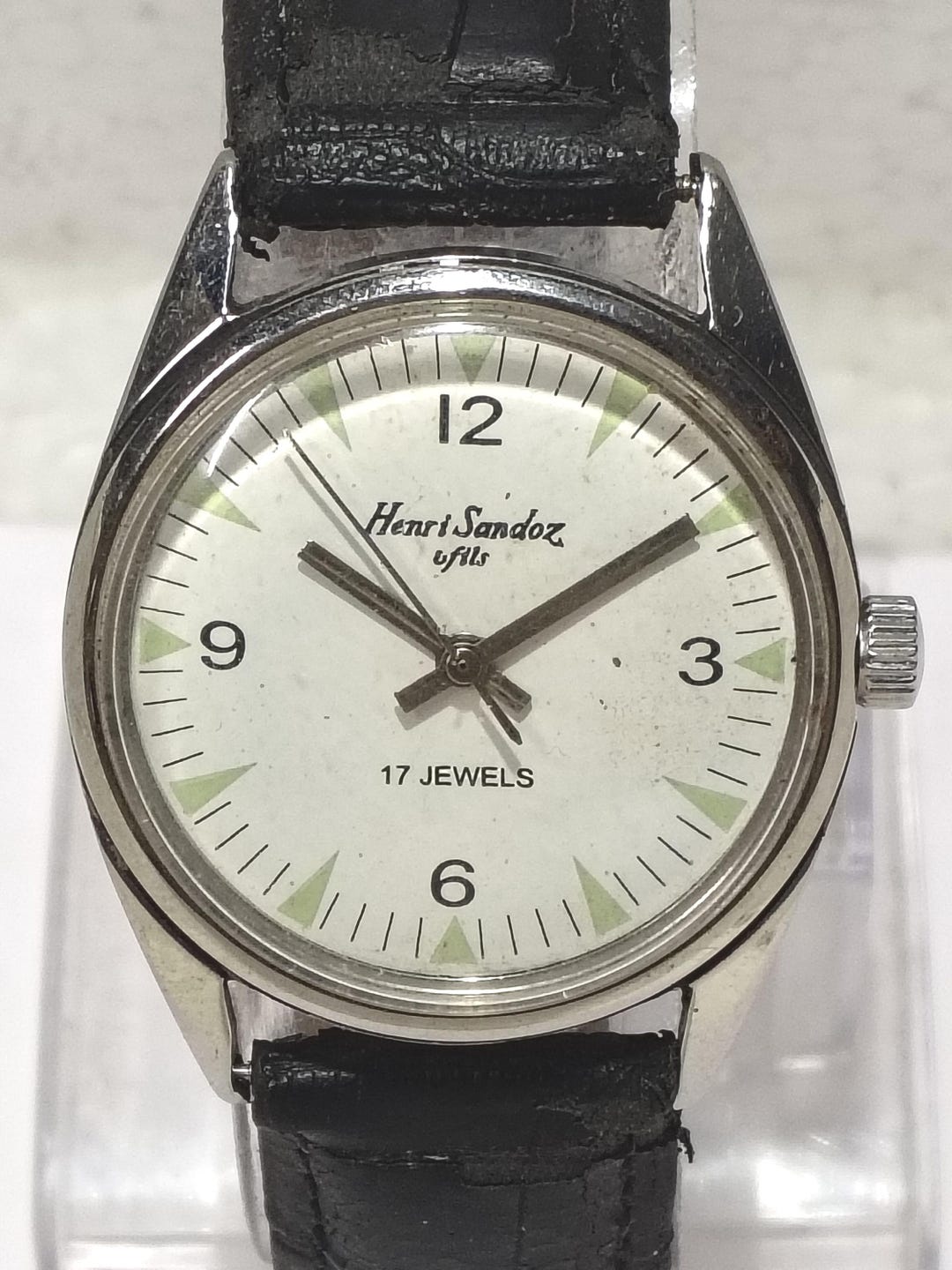 Swiss Made Henri Sandoz Vintage Men display picture 3