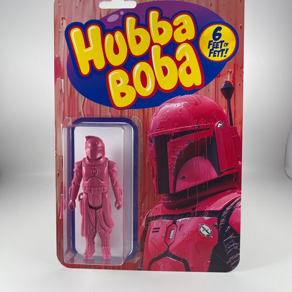 Hubba Boba Bubblegum Boba Fett Hubba Bubba Bootleg Figure Parody Star Wars Mandalorian