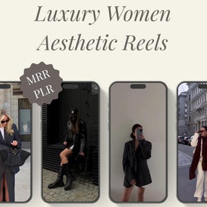 Faceless reels content bundle featuring viral aesthetic videos for online business growth
