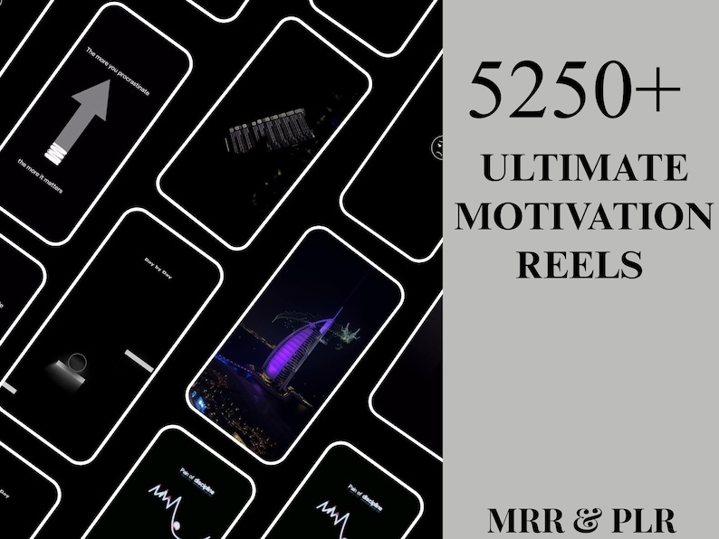 Ultimate 5250+ Motivational Reels Bundle