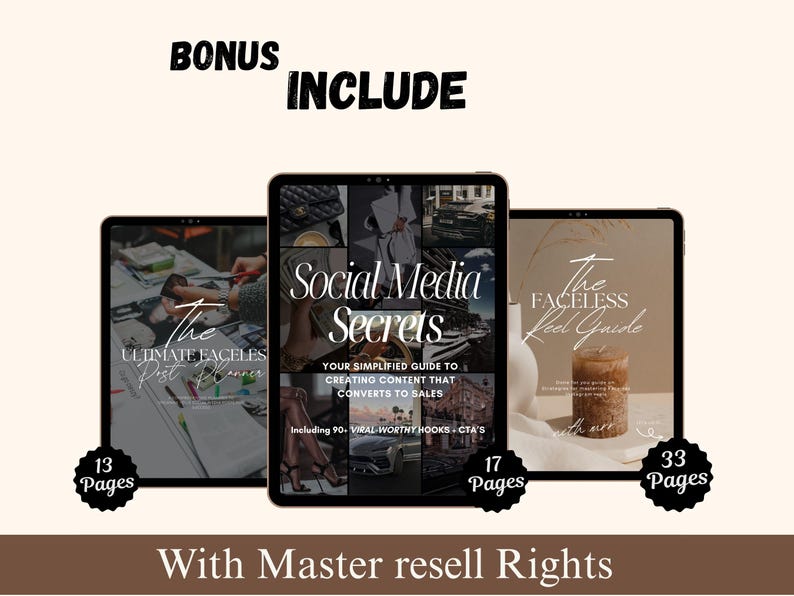 Bonus Included