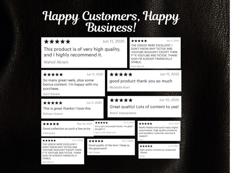 happy customer happy Business