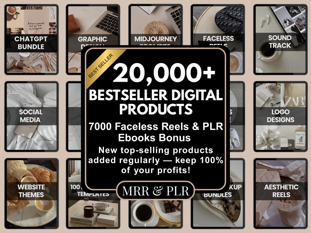 Done for You Digital Products Bundle 20000+ | PLR MRR Master Resell ...