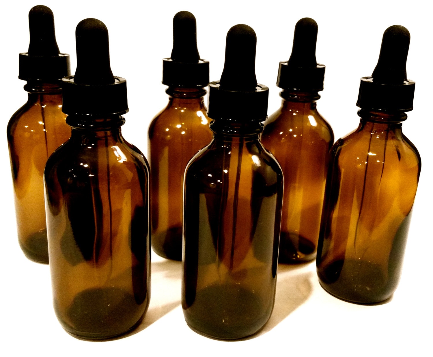 2oz 14 CT Amber Dropper Bottles FREE SHIPPING Etsy