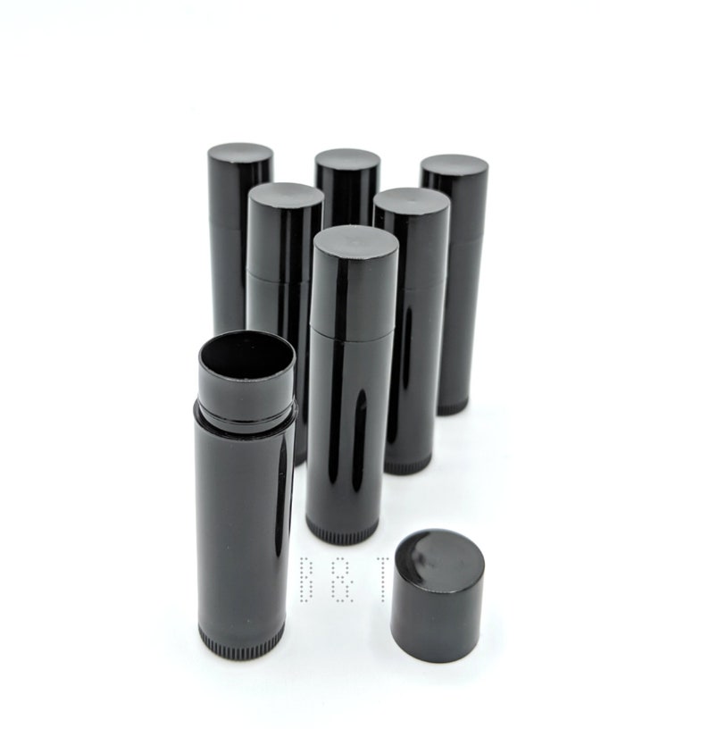 50 Black Lip Balm Tubes .15oz Etsy