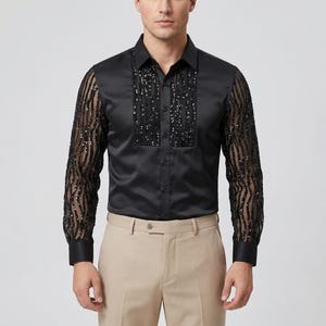 Mens Sheer Dress Shirts - Etsy Mens Sheer Dress Shirts - Etsy