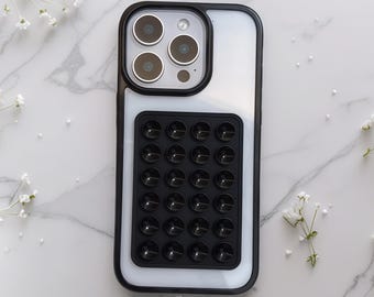 Funda protectora transparente 3D con ventosa, suave y con diseño de caramelo, para iPhone 7, 8, SE, X, XS, XR, 11, 12, 13, 14, 15, 16, 17, Pro Max, Plus y Mini.