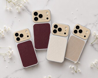 iPhone Case Luxury Leather Cover for iPhone 17 16 15 14 13 12 Pro Max Plus – Shockproo