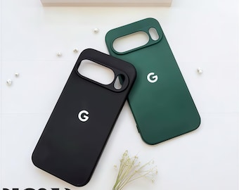 Funda de silicona líquida antigolpes para Google Pixel 10 / Pixel 10 Pro / Pixel 10 Pro XL 5G: funda protectora de TPU suave.